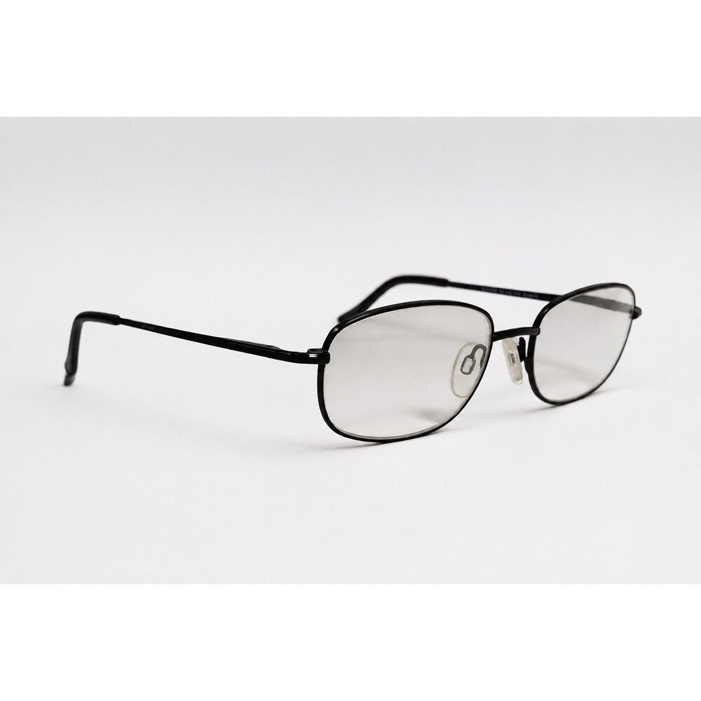 Horizon Eyewear H-Icon 53-19-140 Black Metal Eyeglass Frames Rectangle Unisex
